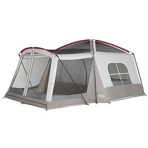 8 Person Klondike Tent, Weather-Repellent Polyester with Polyurethane Coating