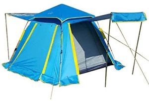Funs Instant Setup (3-4 Person) 3 Season Water Resistant Canopy Dome Tent. With