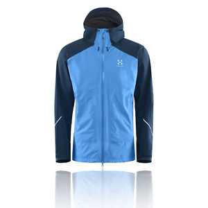 Haglofs L.I.M Versa Mens Blue Water Resistant Windproof Outdoor Jacket Top
