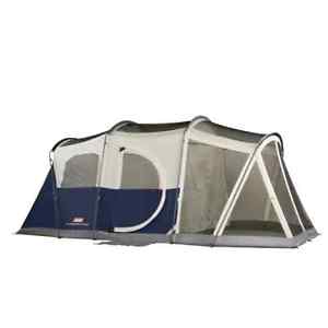 NEW Elite WeatherMaster 17' x 9' Tent With LED Light For 6 Persons By Coleman