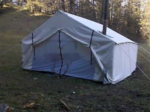 NEW!!!12x14x5ft 10.10oz Sportsman Outfitter Canvas Wall Tent Camping Elk Hunting