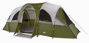 New 18' X 10', 8 Person Camping-Summer Vacations Tent, Quick Camp Insta-Frame