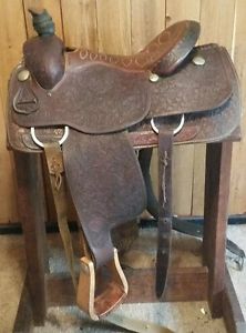 16" Used Hereford Roping Saddle