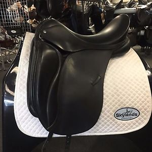 Used Loxley by Bliss Dressage Saddle Size 17.5" Black