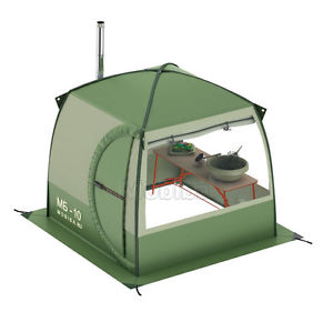 Mobile Outdoor Camping Sauna Tent Shelter MB-10 with 2 windows and furnace