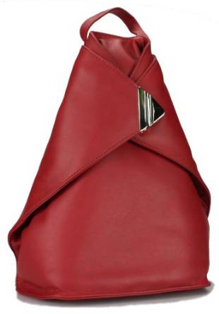 Women's Soft Leather Rucksack Backpack Secure Design # 18259