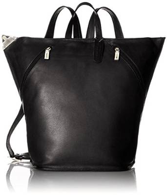 Visconti Ladies Triangular Leather Backpack Rucksack Large