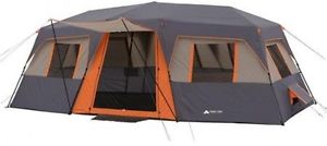 Ozark Trail Instant 20' X 10' Cabin Tent Sleeps 12 Orange WMT-201080