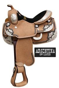 13" Showman ® Argentina cow leather youth equitation style show saddle