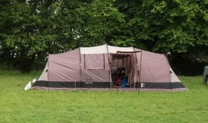 Gelert Horizon 10 Large 10 Man/Person/Berth Family Tent + Carpet VGC RRP £690