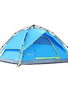HECHAI_ AOTU Outdoor Three in one 3-4 Persons Waterproof Fold Tent Automatic Camping Tent Free Building