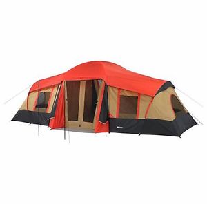 10-Person Camping Tent 3-Room Family Vacation Hiking Outdoor Instant Cabin Camp