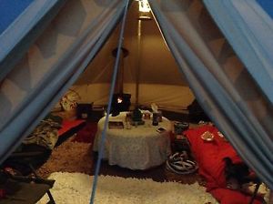Bell Tent 5m Ultimate with Queenie stove and accessories