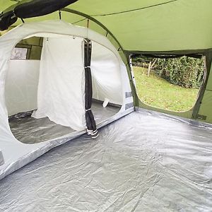 skandika Gotland 6 Person/Man Camping Family Tent Sewn-in Groundsheet Green New
