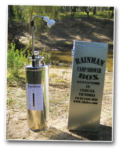 Camp Shower 12 Lt.Portable Camping/4WD "RAINMAN and BOX"
