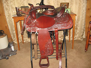 New 16" Circle Y Saddle Western Park and Trail + Tack