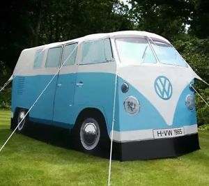 Blue Adult VW Campervan Tent, Excellent condition