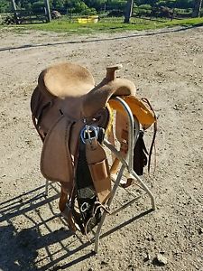 15 inch Rough Out NEW Custom Made Saddle