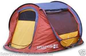 NEW EXPLORE PLANET EARTH SPEEDY 2 POP UP TENT OUTDOOR CAMPING HIKING PERSON LED