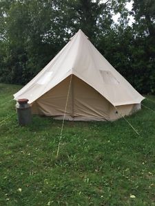 5m Bell Tents, 2 Available, Used For 5 Weeks On Glamping Site