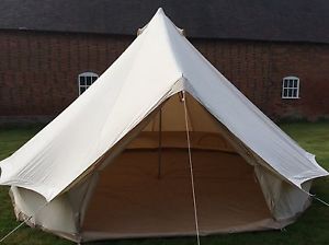 5m Bell Tent  Stitched In Groundsheet T1