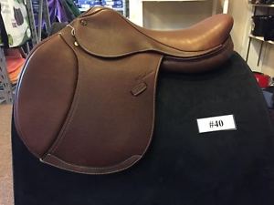 Demo M.Toulouse Annice Close Contact Saddle-Chocolate -18" Wide-Long Flap- #40