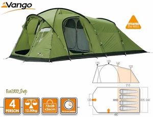 Tenda da campeggio 4 posti VANGO Orchy 400