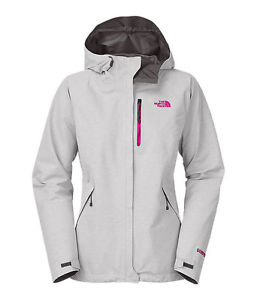 The North Face Womens DRYZZLE Gore-Tex Paclite Shell Hiking Jacket Light Grey XS