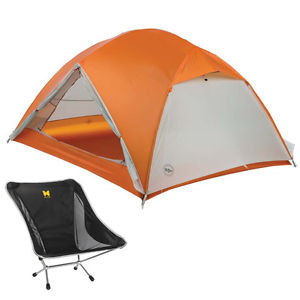 Big Agnes Copper Spur UL 4 Person Tent - With FREE Camping Chair