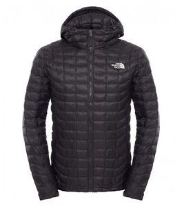 The North Face Thermoball Hoody Giacca Uomo Da tg. XL Primaloft BLACK