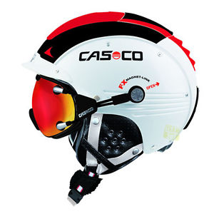 Casco Casco Da Sci Snowboard Casco SP-5 Competition bianco-rosso