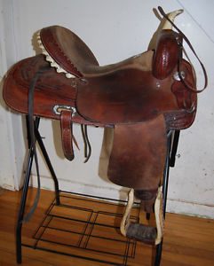 Billy Cook rough out training/trail saddle 16"