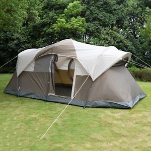 10 Person Waterproof Camping Tent Double Layer Family Outdoor Hiking W/Carry Bag