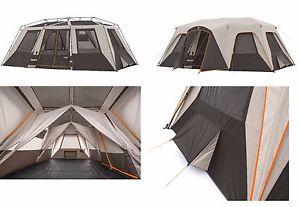 Large Camping Tent 12 Person 18' x 11' Family Instant Cabin Canopy River Fishing