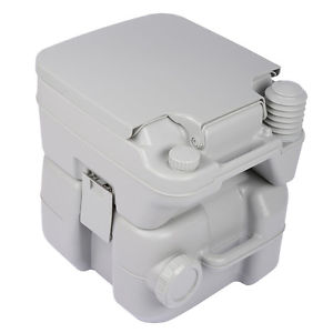 2X(5 Gallon 20L Portable WC Toilet Flush Camping Porta Travel Outdoor Hiki Q4)