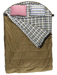 2 Person Sleeping Bag 0-Degree Camping Hiking Outdoor Warm Dry Sleeping Gear NEW