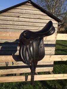 black country vinci close contact jump monoflap saddle (WIDE)