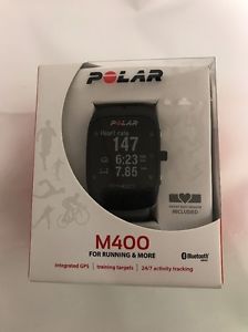 Polar M400 GPS Watch with Heart Rate Black New
