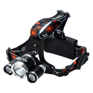 3 CREE XM-L T6 LED High Power Headlamp with 4 Lighting Modes & Adjustable Straps