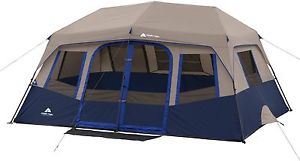 10 Person 2 Room Instant Cabin Tent camping room divider 14x10 Sets up 2 minutes