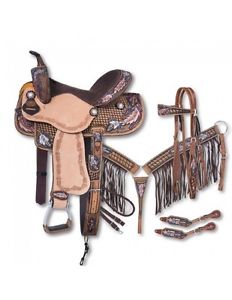 Tough-1 Western Saddle Painted Accents 5 Piece 14