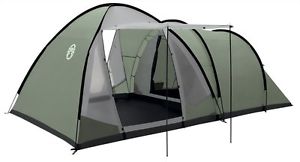 5 Man Tent Coleman Waterfall Deluxe Camping Festival Family Glamping Hiking