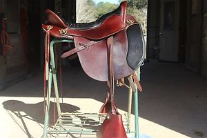 Tucker Endurance Saddle, 18.5 Seat & Ergo Balance Stirrups