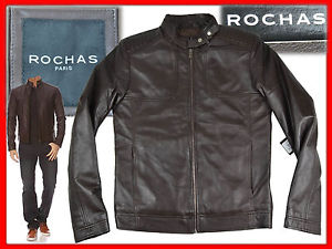 ROCHAS Paris Jacken Leder Mann XL  XXL .Boutique 550 € Hier Weniger! RO01