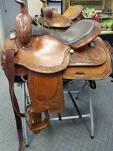 Hereford saddle. TEX TAN