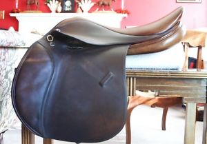Beautifully Kept Tad Coffin A5 16.5 Close Contact Saddle +Pad & Cover No Reserve