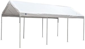 King Canopy 10 ft. W x 20 ft. D 8-Leg Universal Canopy in White