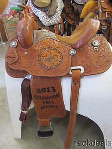 Cowboy Classic Custom Made Barrel Saddle 14 1/2" Lightly Used Gorgeous!