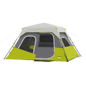 CORE 6 PERSON INSTANT CABIN TENT INSTANT 60 SECOND SETUP ADJUSTABLE GROUND VENT