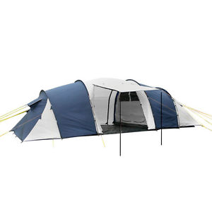12 Person Family Camping Tent Navy Grey